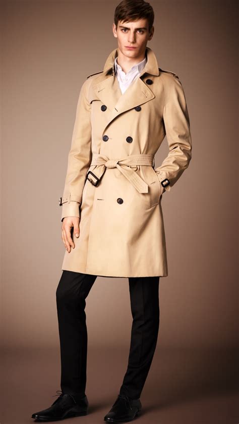 burberry 3 4 wool trench review|Burberry trench men's.